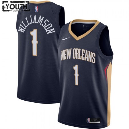 Maillot Basket New Orleans Pelicans Zion Williamson 1 2020-21 Nike Icon Edition Swingman - Enfant